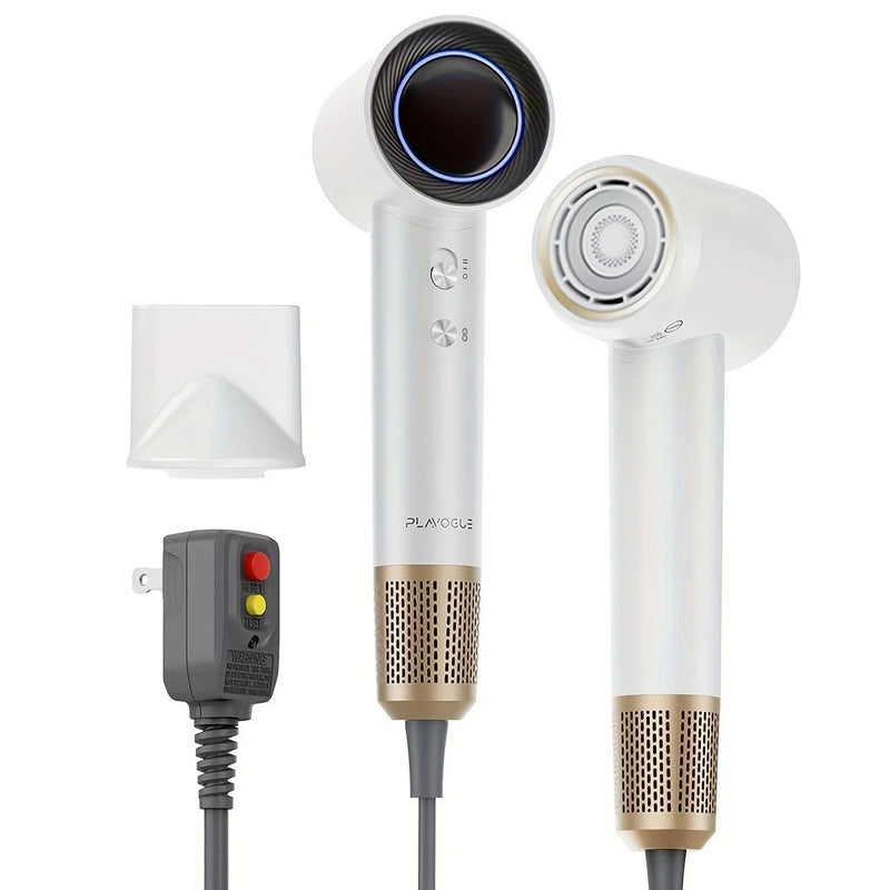 White Powerful Ionic Hair Dryer Kit With Aromatic Hair Care Serum 1 Set