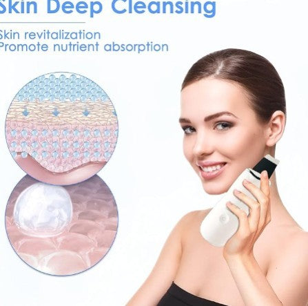 3-in-1 Ultrasonic Facial Skin Scrubber
