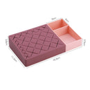 Desktop Cosmetic Lipstick Storage Box Organizer Rack