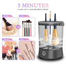 Electric Makeup Brush Cleaner - 9000 RPM Makeup Brush Cleaning Machine, Waterproof Automatic Makeup Brush Cleaner For Makeup Sponges And Brushes