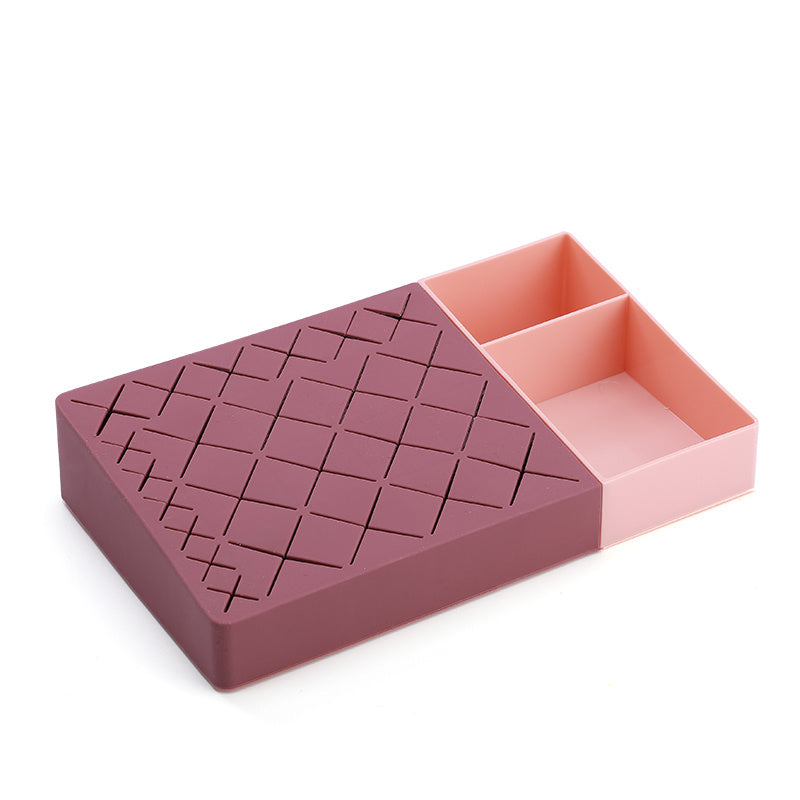 Desktop Cosmetic Lipstick Storage Box Organizer Rack