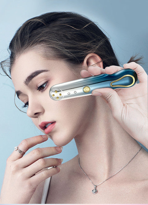 RF Radio Frequency Eye Massager Anti-Ageing Wrinkle Massager Portable Electric Device Dark Circle Facials Vibration Massage Pen
