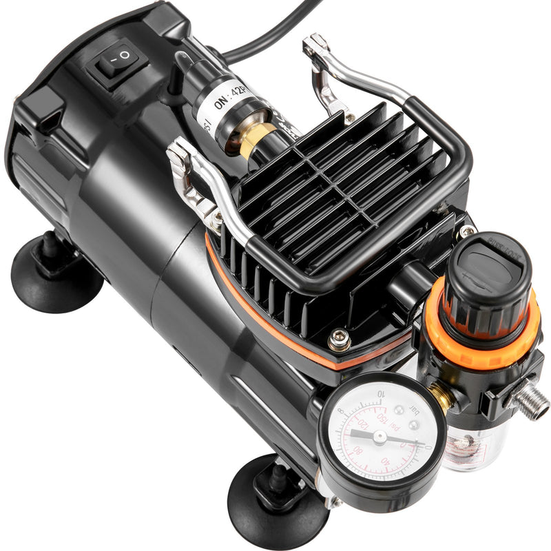 Airbrush Kit, Professional Airbrush Set With Compressor, Airbrushing System Kit With Multi-Purpose Dual-Action Gravity Feed Airbrushes, Art Nail Cookie Tatto