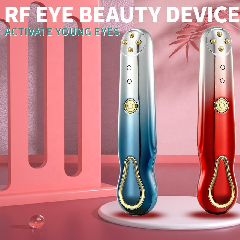 RF Radio Frequency Eye Massager Anti-Ageing Wrinkle Massager Portable Electric Device Dark Circle Facials Vibration Massage Pen